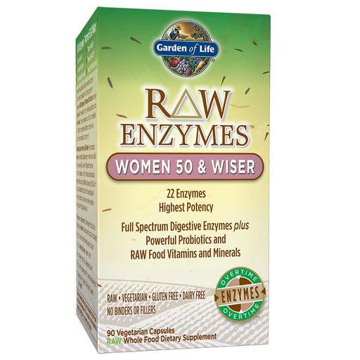 Garden of Life Vitamins, Minerals, Herbs & More Garden of Life Raw Enzymes Women 50 and Wiser 90 Vege Caps