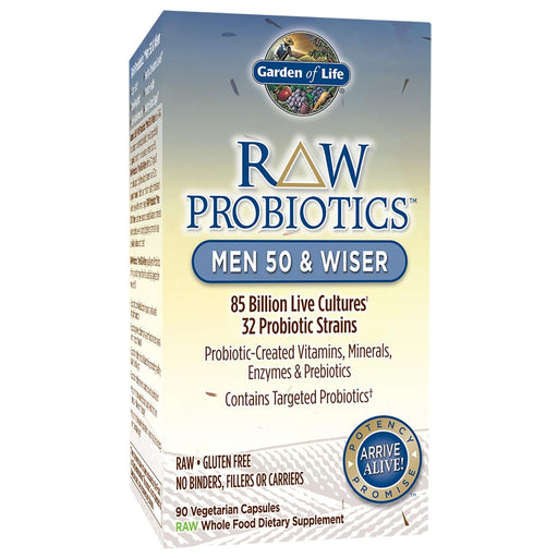 Garden of Life Vitamins, Minerals, Herbs & More Garden of Life Raw Probiotics Men 50 and Wiser 90 Vege Caps
