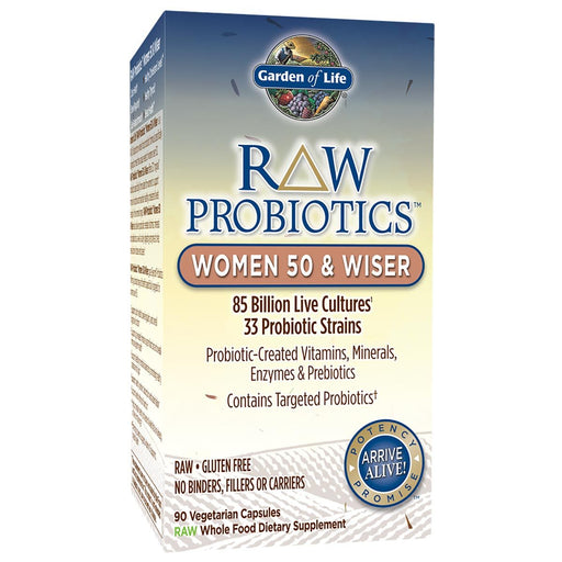Garden of Life Vitamins, Minerals, Herbs & More Garden of Life Raw Probiotics Women 50 and Wiser 90 Vege Caps