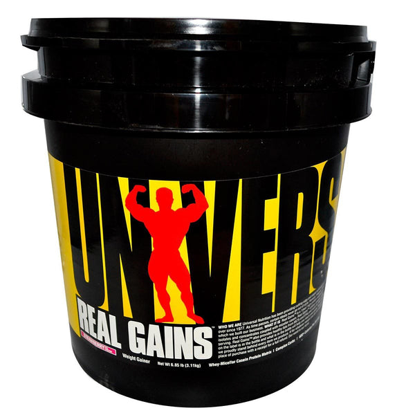 Universal Sports Nutrition & More Strawberry Universal Real Gains 6.85 Lbs