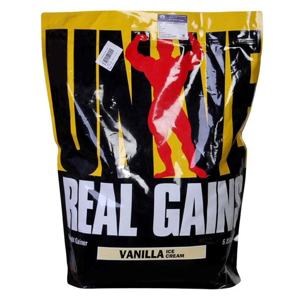 Universal Sports Nutrition & More Vanilla Ice Cream Universal Real Gains 6.85 Lbs