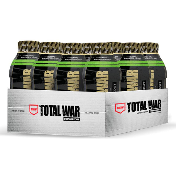 Redcon 1 Drinks Green Apple Redcon1 Total War Ready to Drink RTD 12/Case