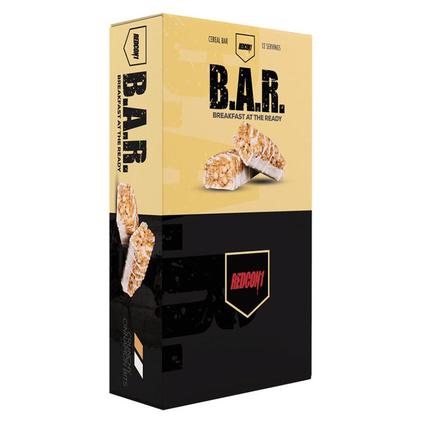 Redcon 1 Bars Crunchy Cinnamon Bits Redcon1 B.A.R 12/Box