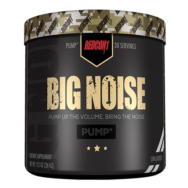 Redcon 1 Sports Nutrition & More Unflavored Redcon1 Big Noise Pump Pre-Workout 30 Servings