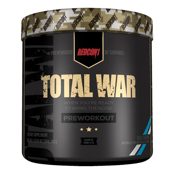 Redcon 1 Sports Nutrition & More Blue Coconut Redcon1 Total War Pre Workout 30 Servings