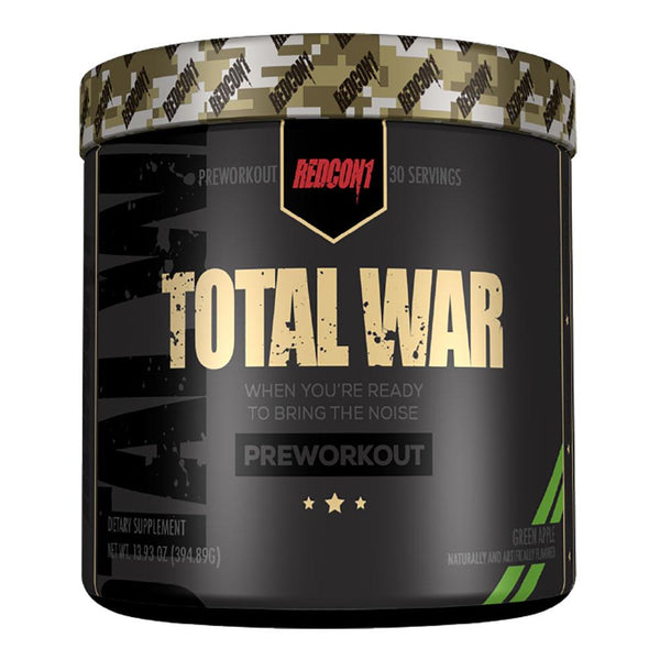Redcon 1 Sports Nutrition & More Green Apple Redcon1 Total War Pre Workout 30 Servings