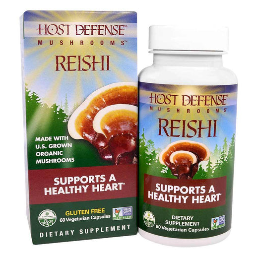 Fungi Perfect Vitamins, Minerals, Herbs & More Fungi Perfect Host Defense Reishi 60 Vege Caps