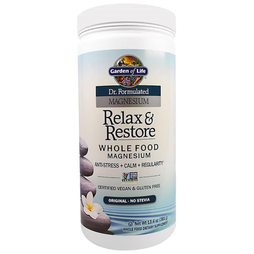 Garden of Life Vitamins, Minerals, Herbs & More Garden of Life Relax & Restore 13.4 Oz