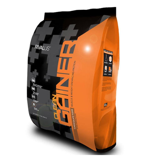 Rivalus Protein Powders Chocolate Fudge Rivalus Clean Gainer 10lb (1713602134060)
