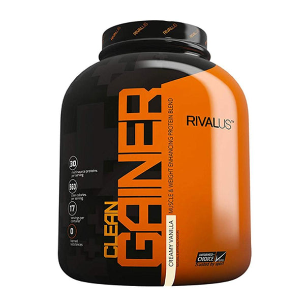 Rivalus Protein Powders Creamy Vanilla Rivalus Clean Gainer 5lb (1713581719596)