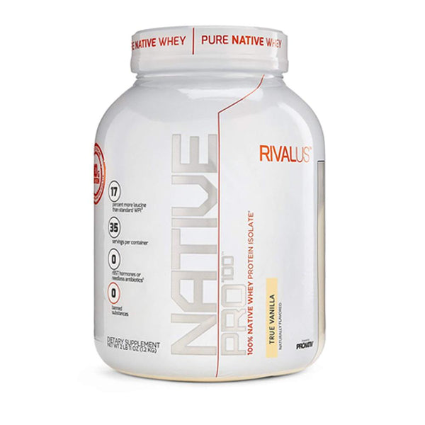 Rivalus Protein Powders True Vanilla Rivalus Native Pro 100 2lbs (1713581752364)