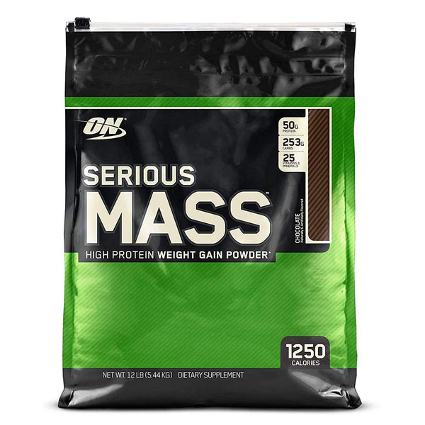 Optimum Nutrition Sports Nutrition & More Chocolate Optimum Nutrition Serious Mass 12 lbs