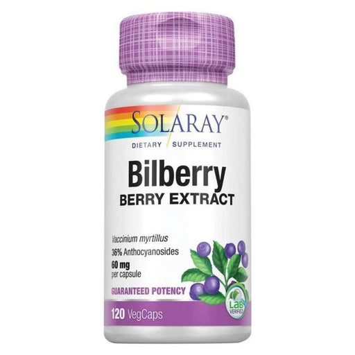 Solaray Herbs Solaray Bilberry Berry Extract 60mg 120ct