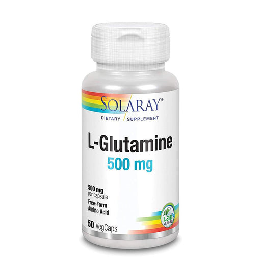 Solaray Sports Nutrition & More Solaray L-Glutamine 500mg 100 Caps (580642373676)