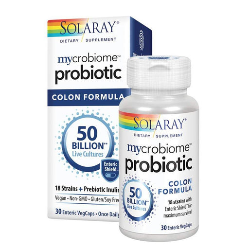 Solaray Digestive Health Solaray Mycrobiome Probiotic Colon Formula 30 VC