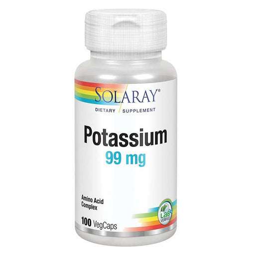 Solaray Vitamins, Minerals, Herbs & More Solaray Potassium 99mg 100 Caps