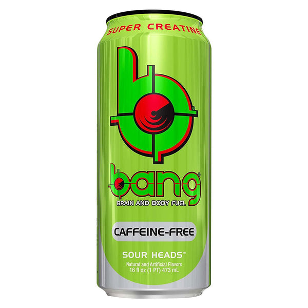VPX Sports Nutrition & More Sour Heads VPX Bang Caffeine Free RTD 12/Case (582684114988)