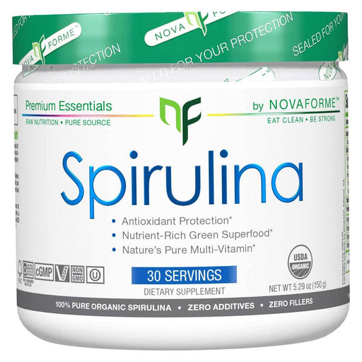 NovaForme Vitamins, Minerals, Herbs & More NovaForme Spirulina 30 Servings (582379241516)