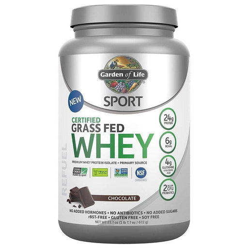 Garden of Life Protein Powders Chocolate Garden Of Life Sport Grass Fed Whey 20 Servings
