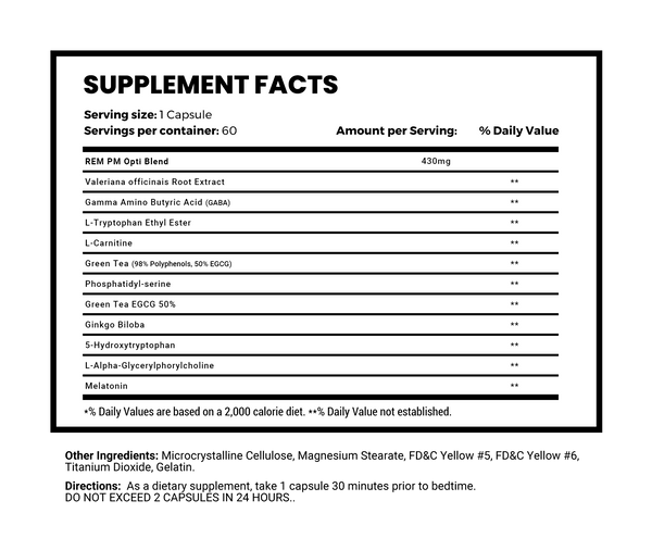 MAN Sports Nutrition & More MAN Sports REM P.M. 60 Caps