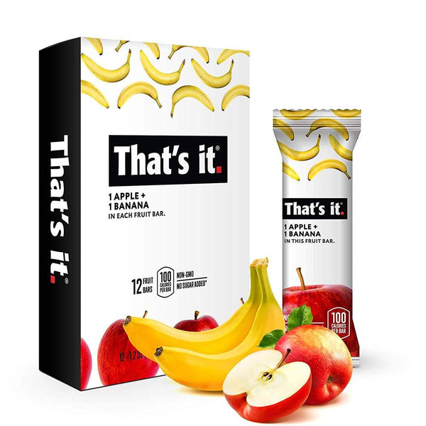 That's It Nutrition Foods & - Juices APPLE + BANANA That's It Nutrition That's It Bar 12/BOX (1421057753132)