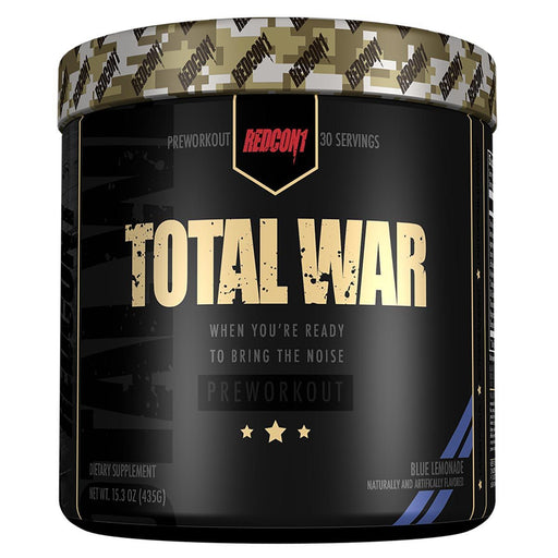 Redcon 1 Sports Nutrition & More blue lemonade Redcon1 Total War Pre Workout 30 Servings
