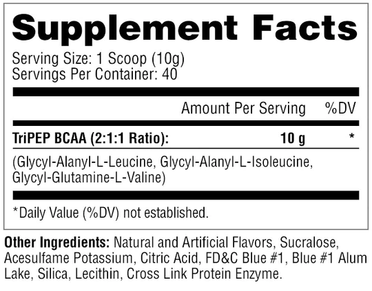 Metabolic Nutrition Sports Nutrition & More Metabolic Nutrition Tri-Pep 400 Grams