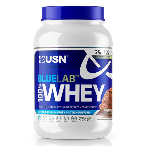 USN Protein Powders MOLTEN CHOCOLATE USN 100% Blue Lab Whey 2LB (1421058637868)