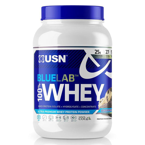 USN Protein Powders COOKIES AND CREAM USN 100% Blue Lab Whey 2LB (1421058637868)
