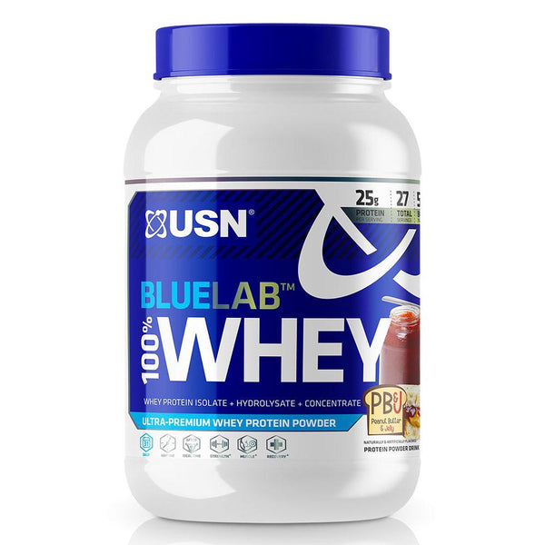 USN Protein Powders PEANUT BUTTER AND JELLY USN 100% Blue Lab Whey 2LB (1421058637868)