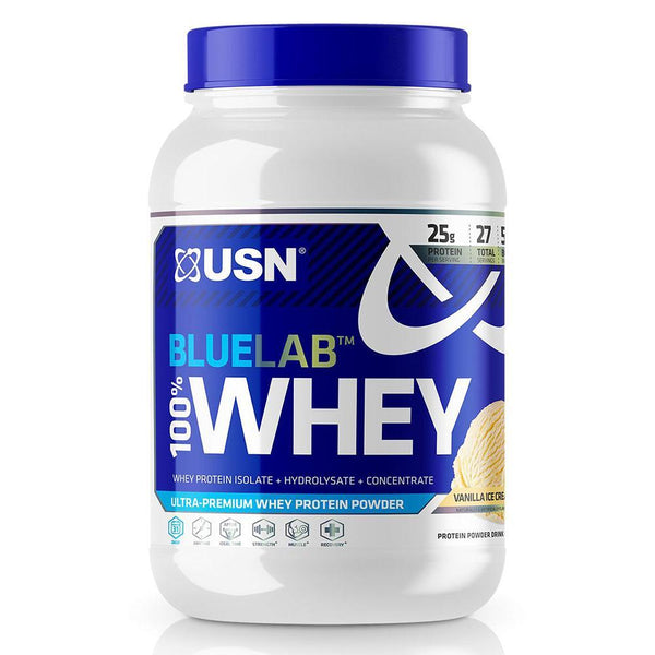 USN Protein Powders VANILLA USN 100% Blue Lab Whey 2LB (1421058637868)