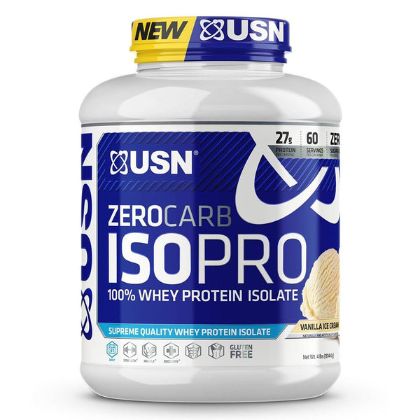 USN Protein Powders VANILLA ICE CREAM USN IsoPro 4LB (1421060997164)