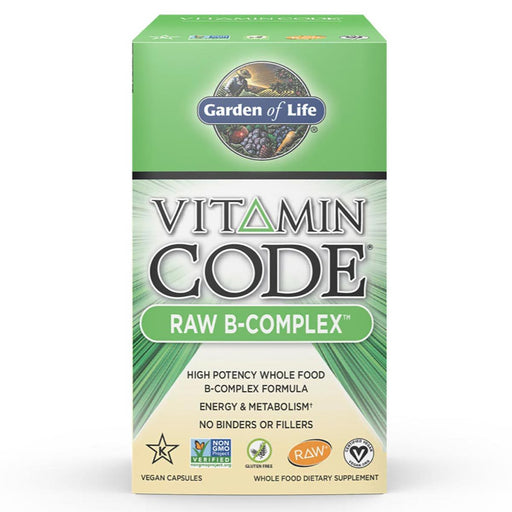 Garden of Life Vitamins, Minerals, Herbs & More Garden of Life Vitamin Code Raw B-Complex 60 Vege Caps