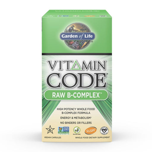 Garden of Life Vitamins, Minerals, Herbs & More Garden of Life Vitamin Code Raw B-Complex 120 Vege Caps