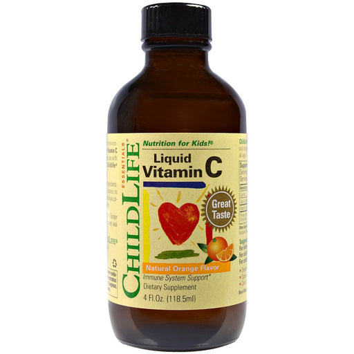 ChildLife Vitamins, Minerals, Herbs & More ChildLife Vitamin C Orange 4 Fl Oz (582076104748)