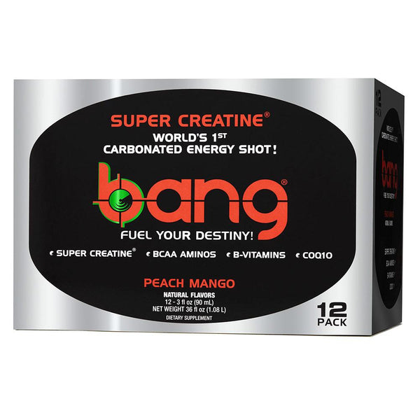 VPX Drinks PEACH MANGO VPX Bang Shot 12/Box (1656935710764)