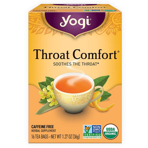 Yogi Teas Default Yogi Throat Comfort 16 Bags (1765287952428)