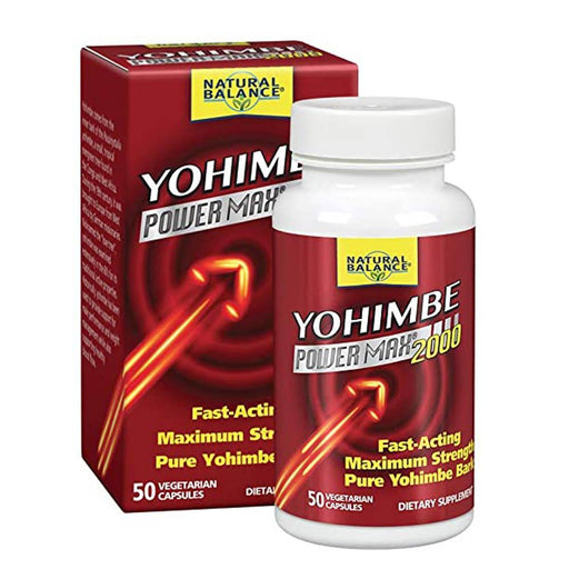 Natural Balance Fat Burner Natural Balance Yohimbe Power Max 2000 50 Capsules